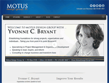 Tablet Screenshot of motusdesigngroup.com